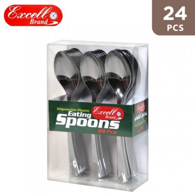 Picture of Excell Partymate Silver Eating Spoon 24pcs