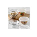 Picture of ANCHOR HOCKING 80381L11 CUSTARD CUPS WITH LID 8PCS 