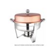 Picture of VENUS 527 ROUND CHAFING DISH WITH COPPER COVER 5L
