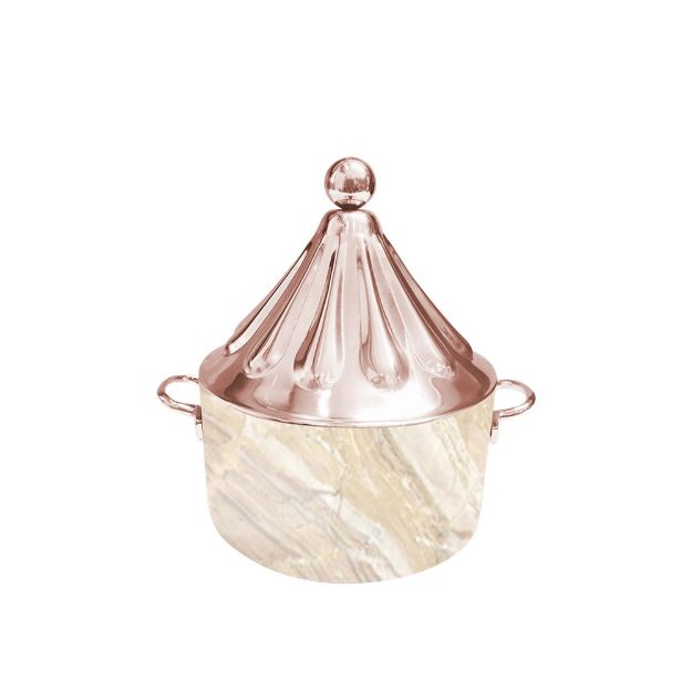Picture of VN 6001RG PETAL HOTPOT 2L BEIGE/ROSE GOLD