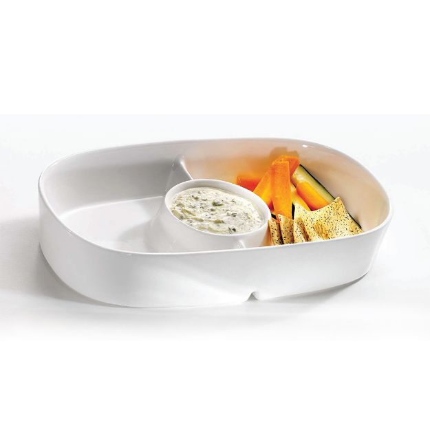 Picture of SYMPHONY 4082 3 COMPARTMENT ROUND PLATE 29CM