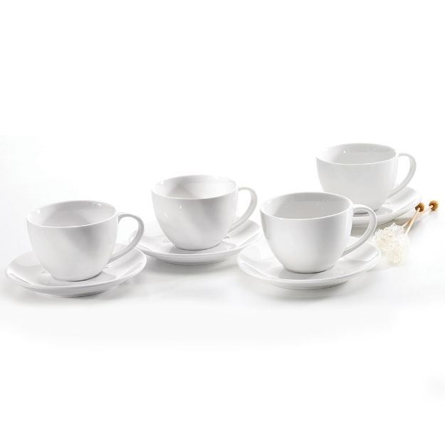 Picture of SYMPHONY 4309 CONTEMPO 8PC TEA CUP & SAUCER SET 150ML