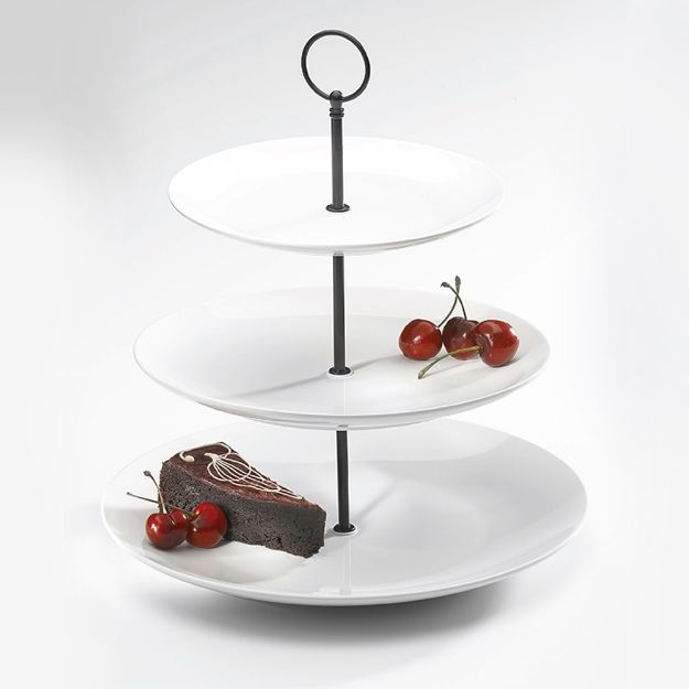 Picture of SYMPHONY 4456B TRES GOURMET 3-TIER CAKE STAND