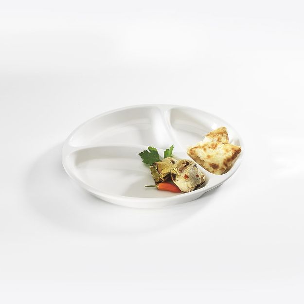 Picture of SYMPHONY 4472 OVAL 3 DIVISION PLATTER 28x25CM