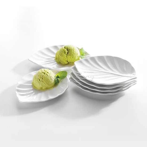 Picture of SYMPHONY 5015 NATURE CANAPE LEAF PLATE 6PC 17CM