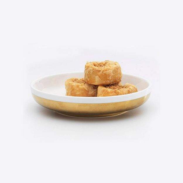 Picture of SYMPHONY 8007 ADORN SERVING BOWL 17CM GOLD