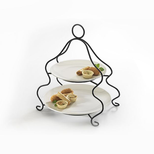 Picture of SYMPHONY E2005 TRES GOURMET 2-TIER PLATTER SET