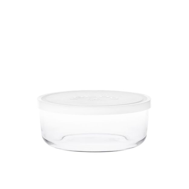Picture of BORGONOVO 2537E IGLOO ROUND BOWL WHITE LID 18CM