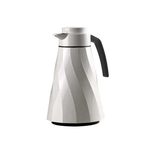 Picture of ‍EMSA 4082502 CONE SWIRL JUG 1.5L WHITE WITH BLACK ‍